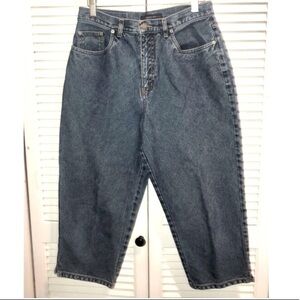 Bill Blass Easy fit Vintage Cropped barrel Jeans Size 10